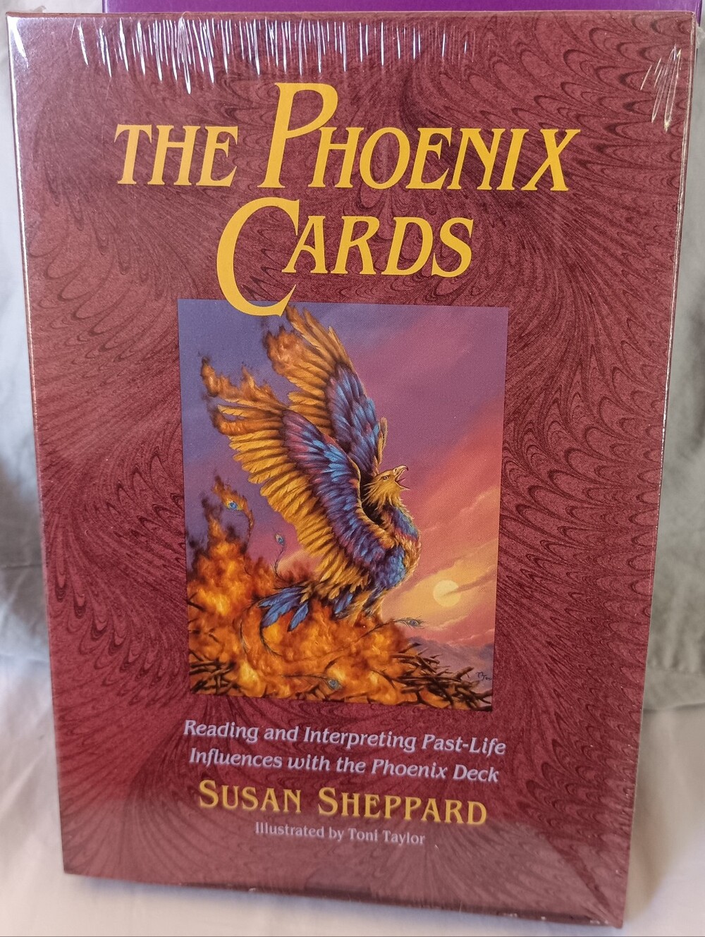 The Phoenix Cards by Susan Sheppard - Red & Gold Tarot Oracle Deck NEW SEALED